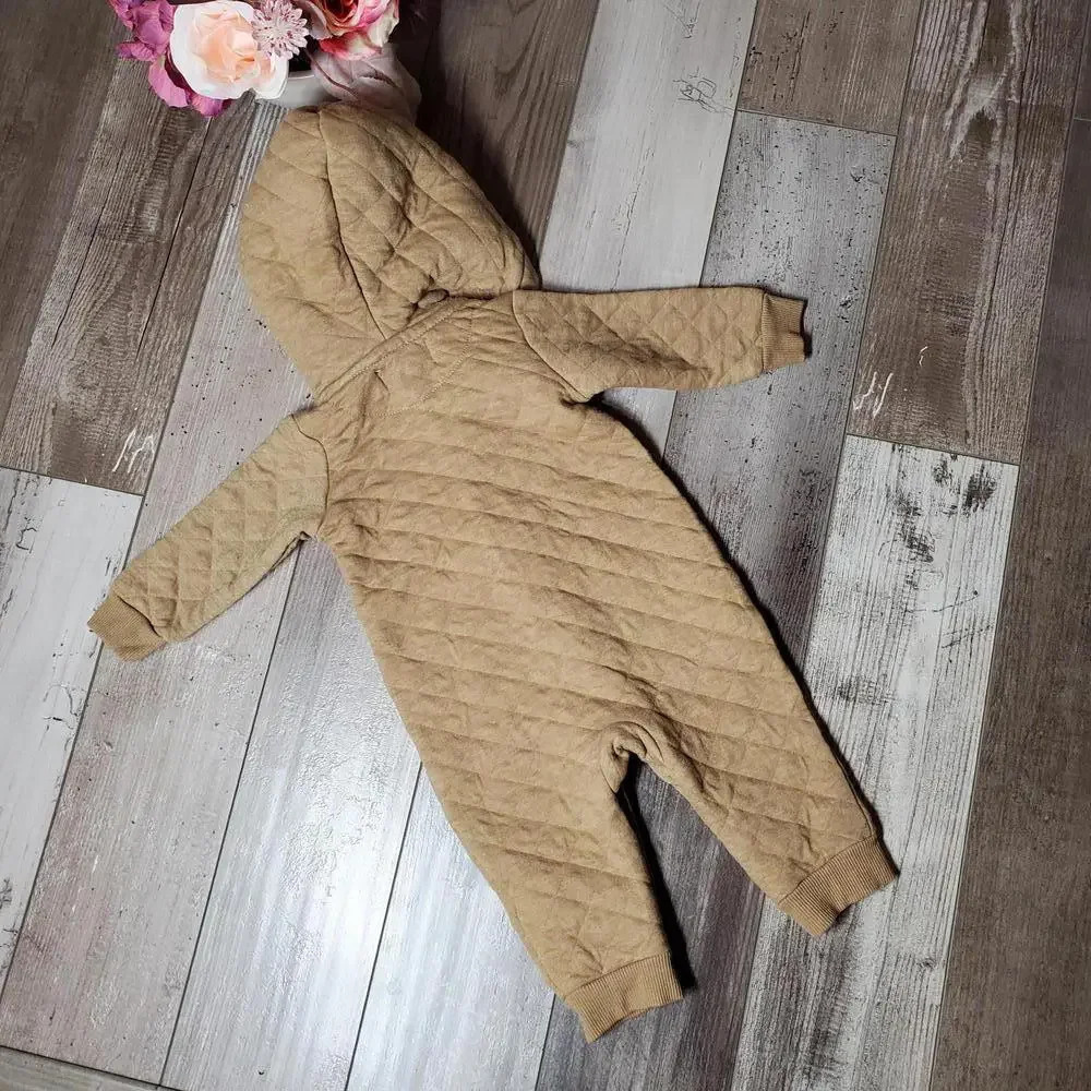 7 for all mankind Los Angeles Quilted Baby Bunting Snowsuit Size 3/6 Months - Picture 12 of 14